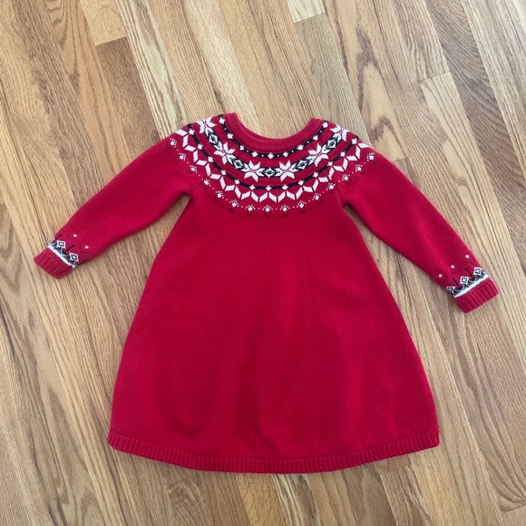 Hanna Andersson holiday sweater dress - Picture 1 of 4